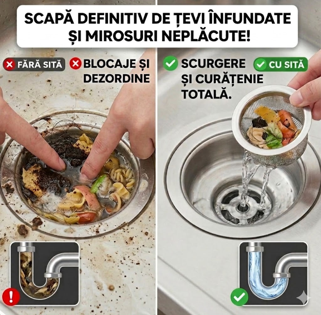 SitaMax - Sită de protecție împotriva mizerie