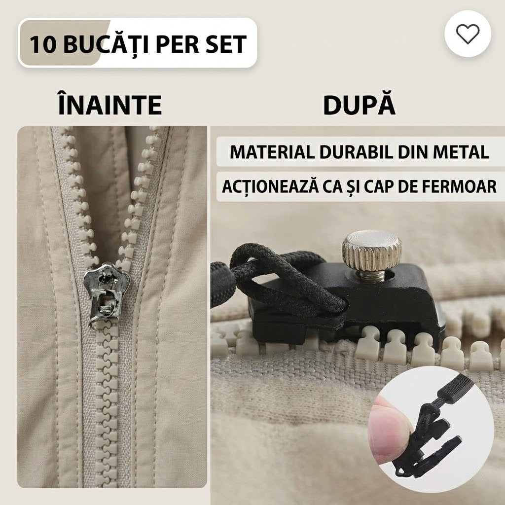 Zippy - Kitul Universal de Reparare al Fermoarelor