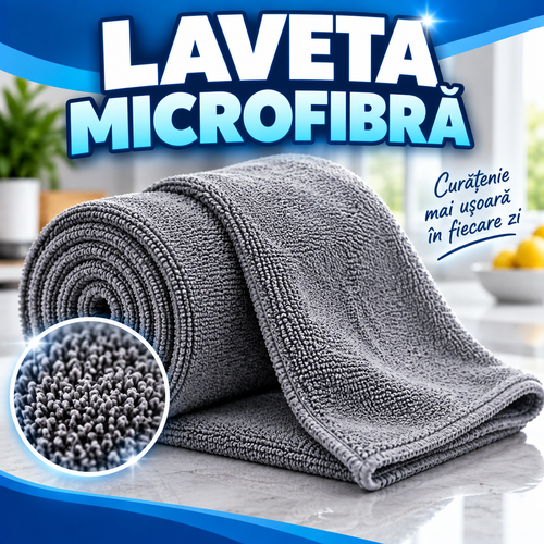 3 LAVETE MICROFIBRĂ