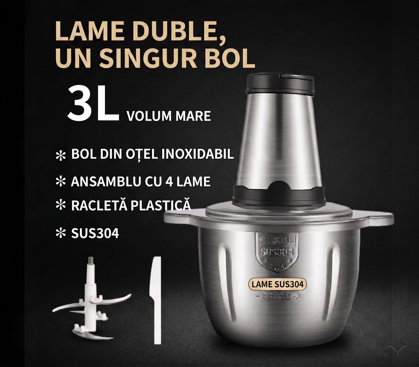ChefSlicer - Tocător Electric Profesional cu Tăiere Ultra-Rapidă