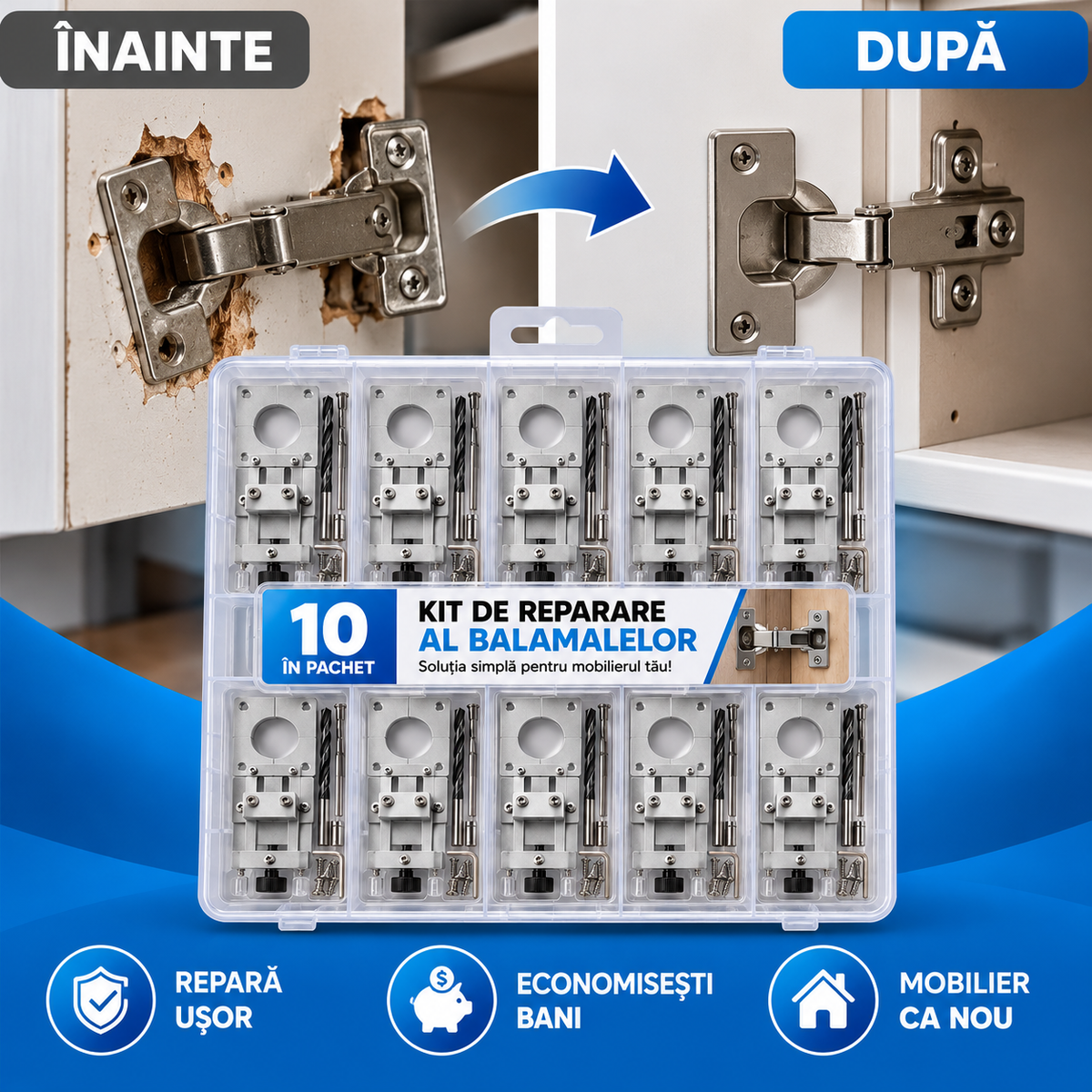 Kit de Reparare/Montare a Balamale