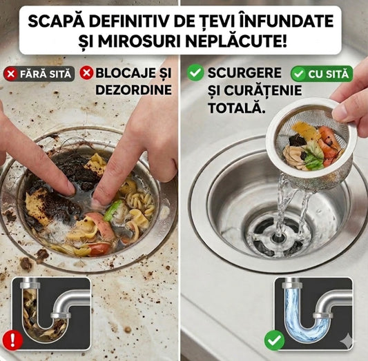 SitaMax - Sită de protecție împotriva mizerie