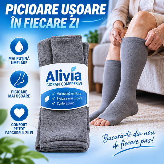 Alivia - Ciorapi pentru Picioare Grele și Umflate