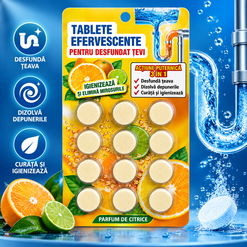 12 Tablete Desfundat Țevi